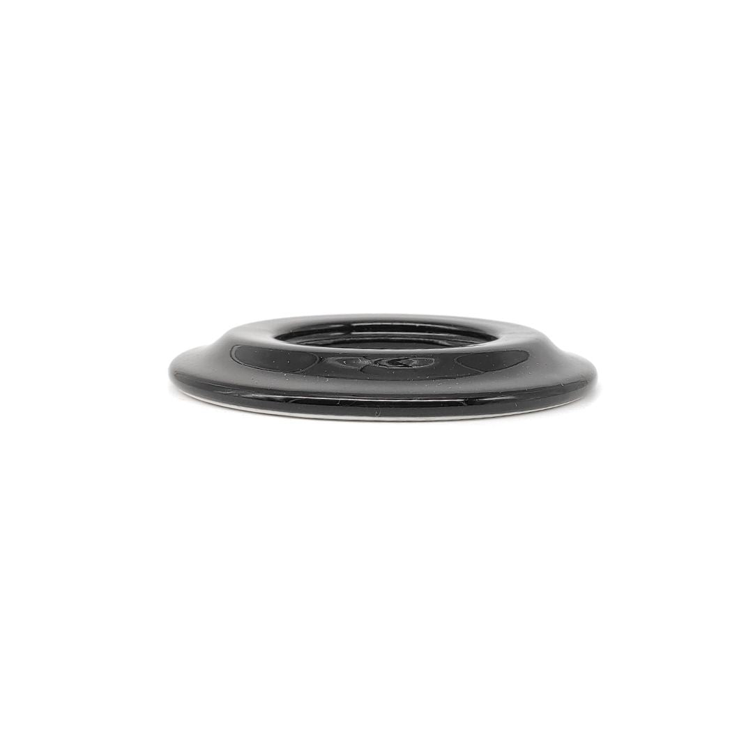 Cadre encastré simple en porcelaine noire