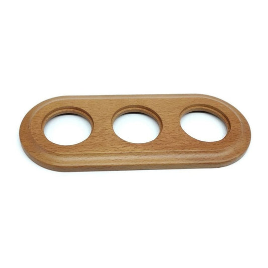 Marco Triple para Empotrar de Madera
