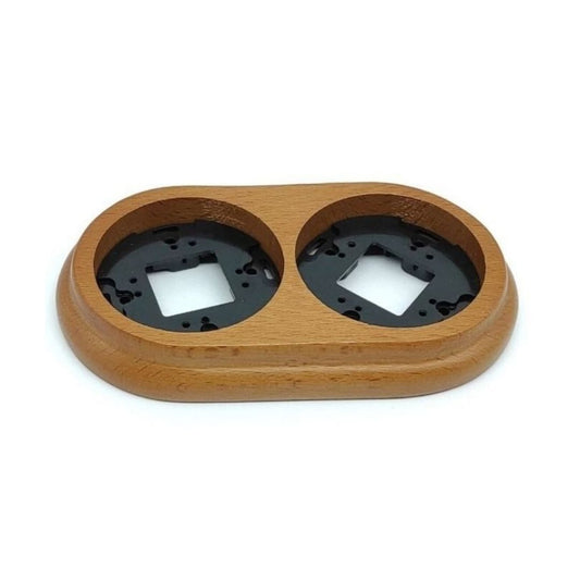 Marco Doble Superficie de Madera