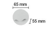 Piloto Led Redondo con Sensor Crepuscular 3000k 0,5w