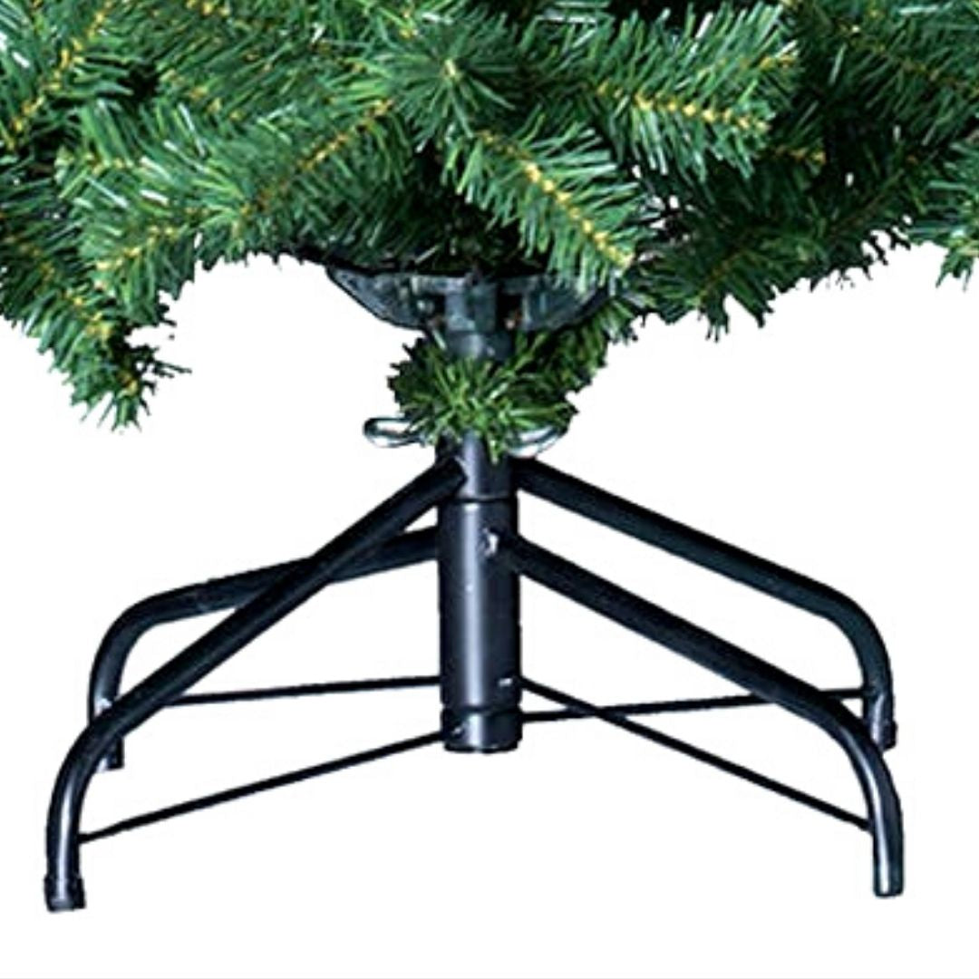 Árvore de Natal Led com Pinhas e Bolas Vermelhas 150cm