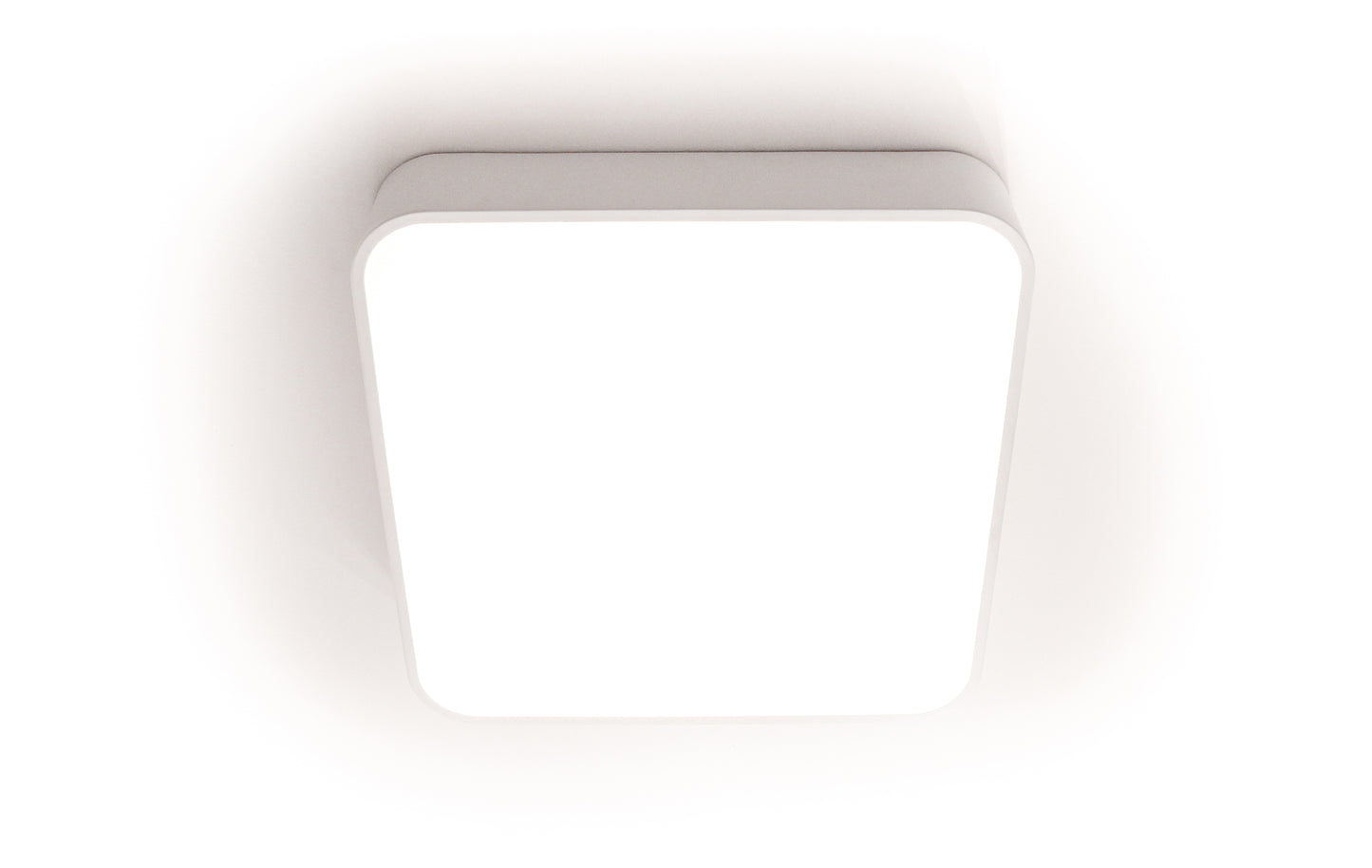 Plafon LED 53W/80W/210W 3000K Branco Quadrado: Iluminação Elegante e Versátil