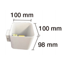 Aplique Led G9 4w 3000k Quadrado Branco