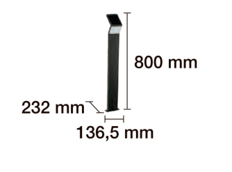 Baliza Led Solar 3w con Sensor de Presencia y Crepuscular IP54