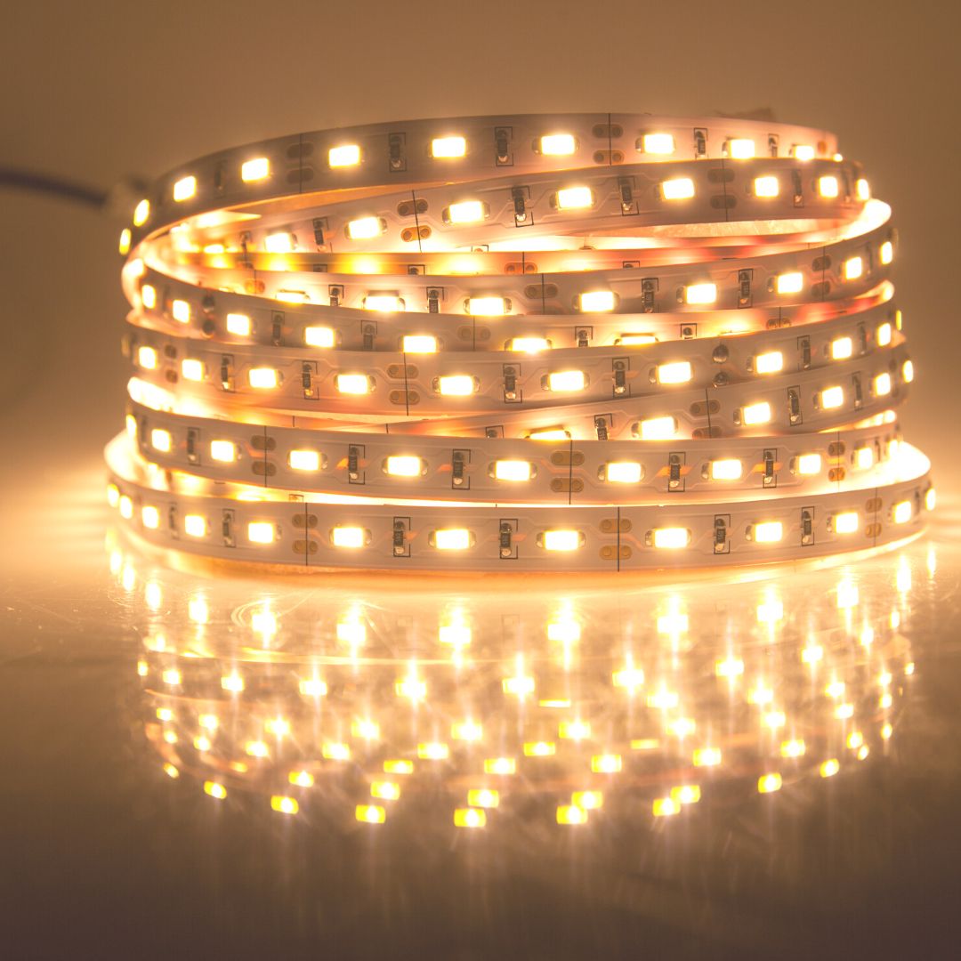 Fita Led Flexível 15W/MT 3000K 230V 120LED/MT IP68, largura 12mm, corte 10cm, vendida por metro