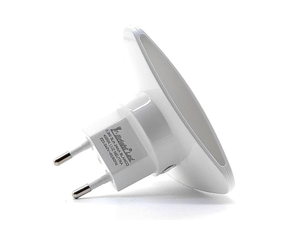 O triângulo branco conduziu o piloto da luz da noite com sensor crepuscular 0.3W 4000K