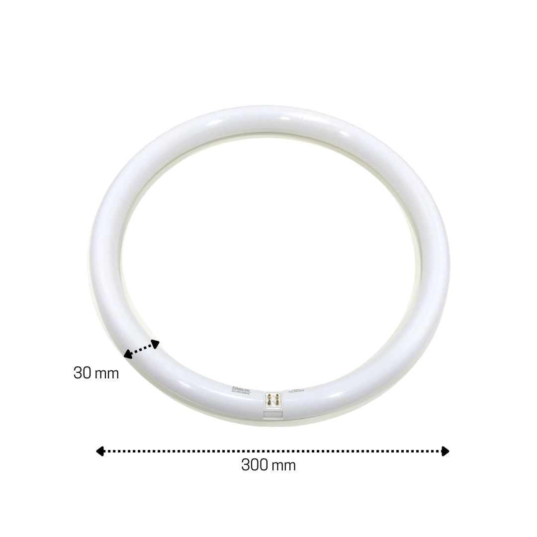 Tubo Led Circular G10Q 16.5W 300 mm diámetro conexión directa a red