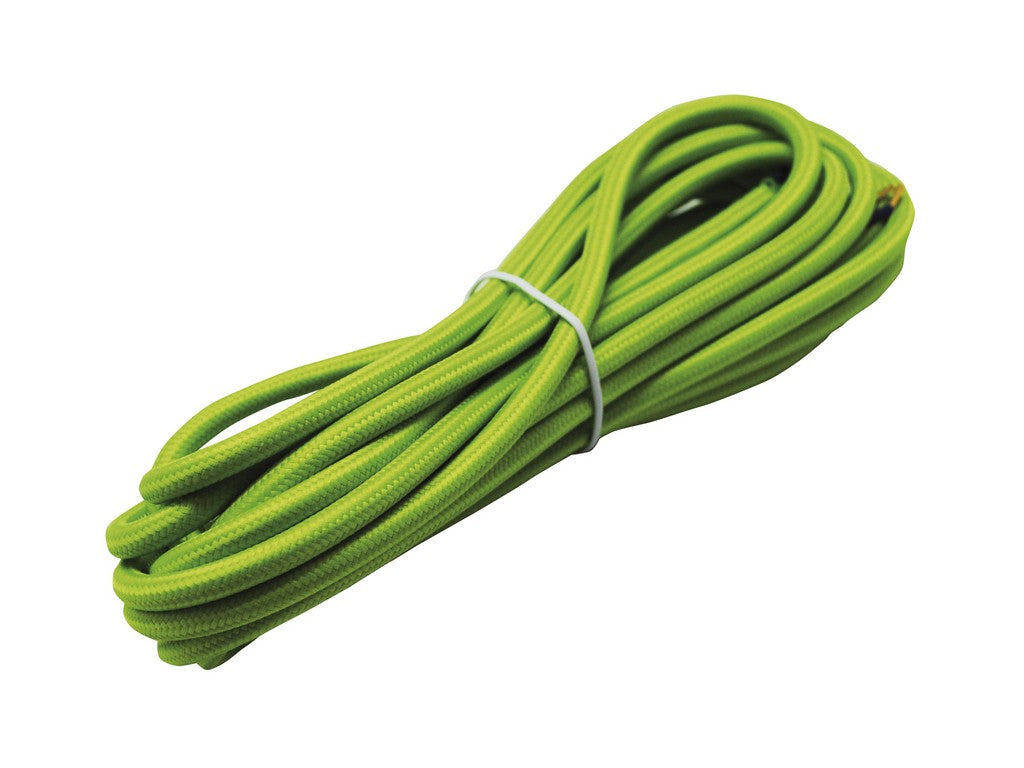 Cable de Tela 2 x 0,75 mm | Rollo de 5 m en Varios Colores para Lámparas