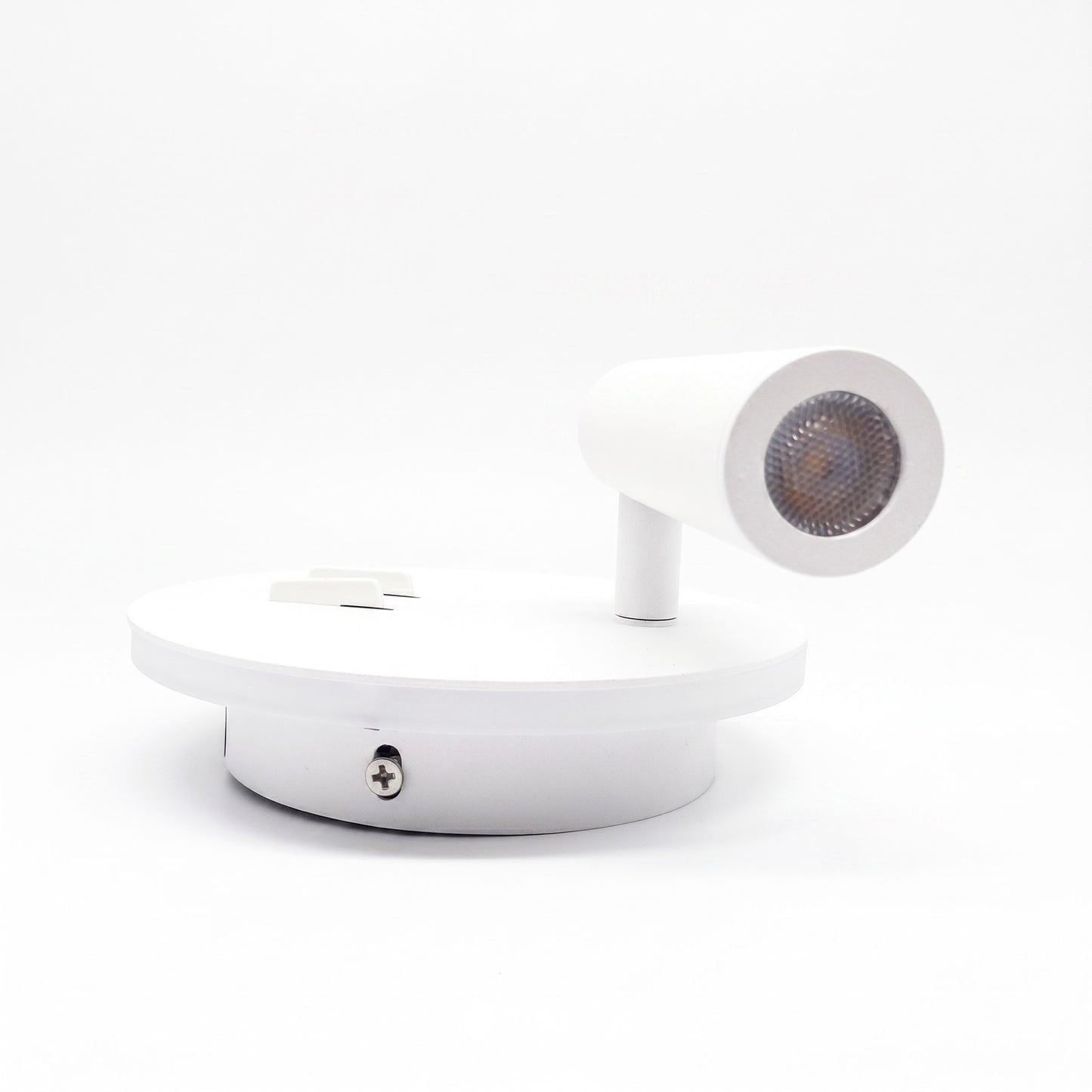 Aplique LED con interruptor 9W 3000K Luz Indirecta y Foco Orientable 6000K 4