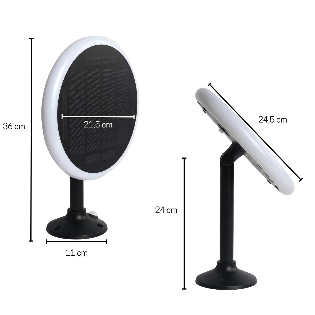 Aplique Led Solar Exterior 8w 4000k IP65
