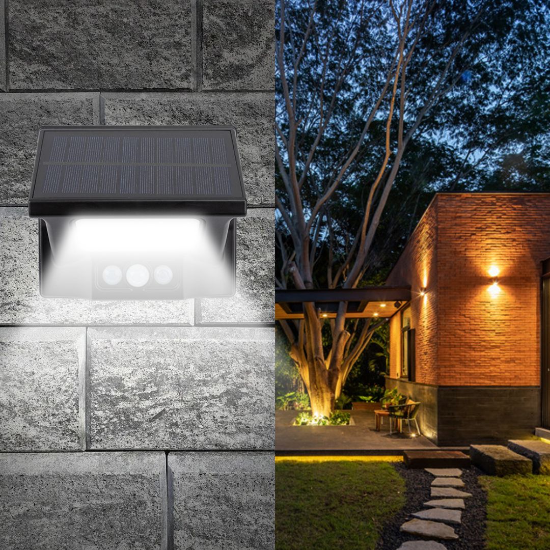 Aplique Solar LED 6500k 100lm IP45 Sensor de Movimiento y Crepuscular