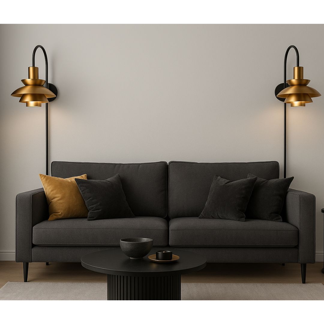 Aplique de Pared Moderno Oiz E27 con Tulipa Metálica Decorativa
