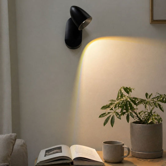 Aplique de Pared Recargable sin Cables, Regulable, con 3 Tonos de Luz y Rotación 360° 1