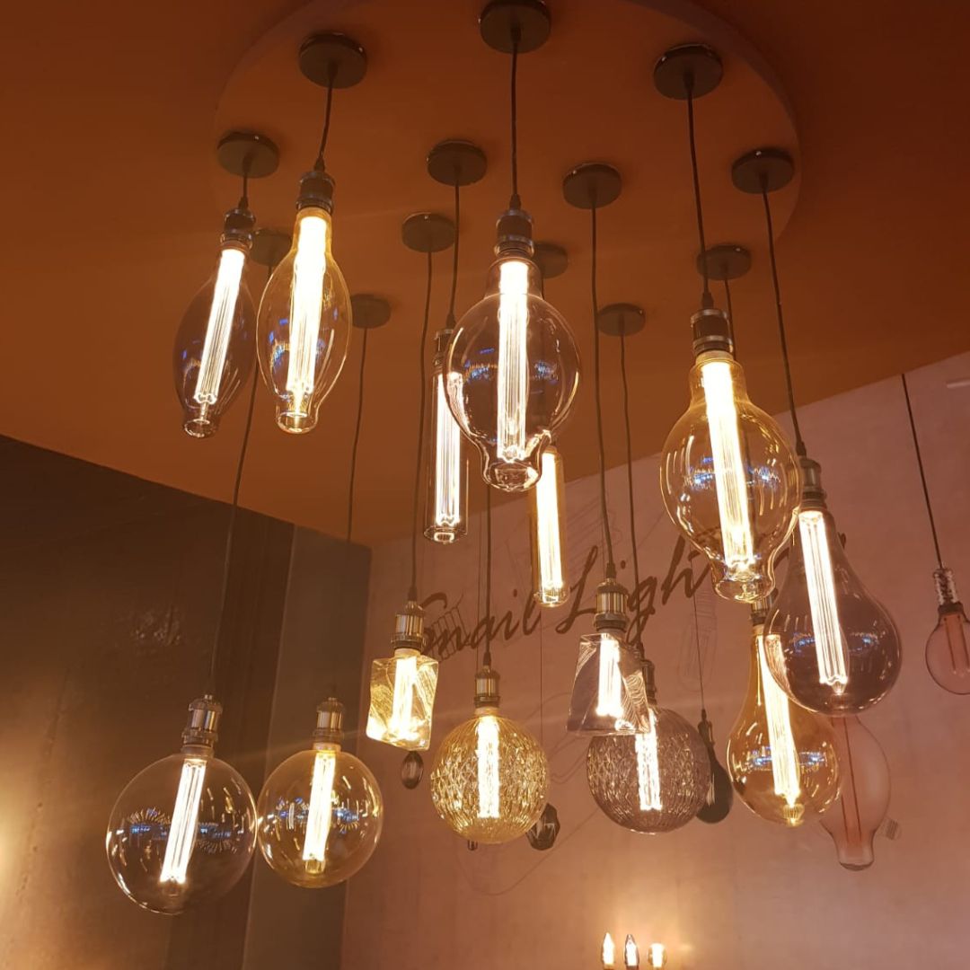 Bombilla Decorativa LED E115 E27 1800K 4W Cristal Dorado 3