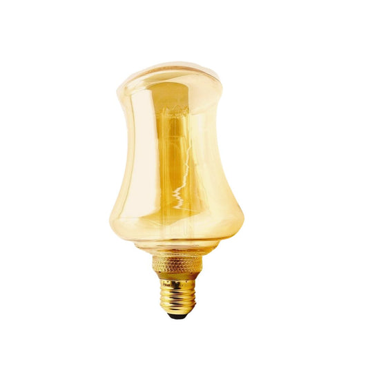 Bombilla Decorativa LED E27 S100 4W 1800K Cristal Dorado