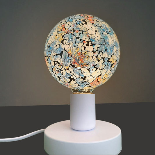 Bombilla Decorativa LED Globo G125 Tiffany Azul E27 4W 1