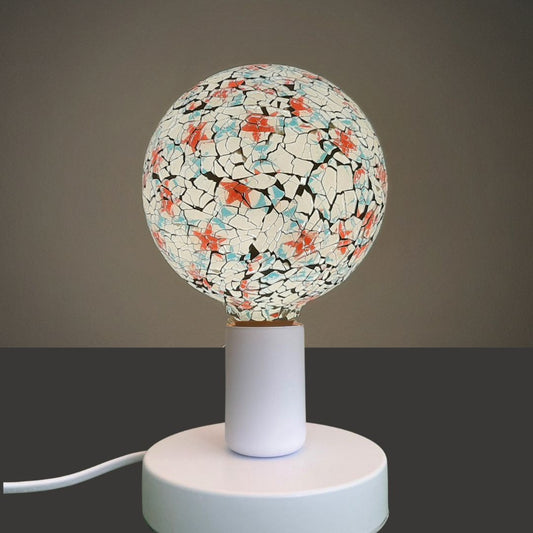 Bombilla Decorativa LED Globo G125 Tiffany Blanca E27 4W 4