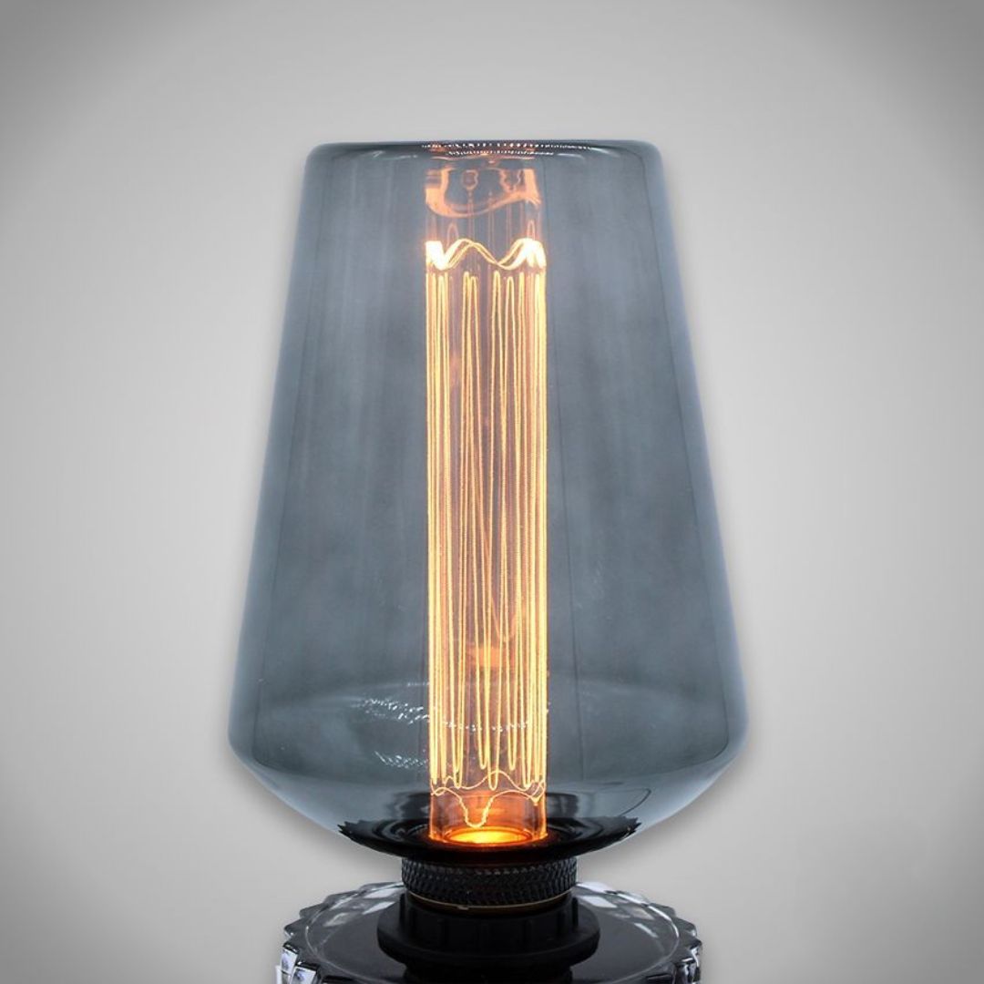 Bombilla Decorativa LED S135 E27 4W 1800K Cristal Gris 2