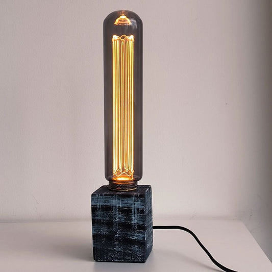 Bombilla Decorativa LED Tubular T60 E27 4W 1800K Cristal Gris 1