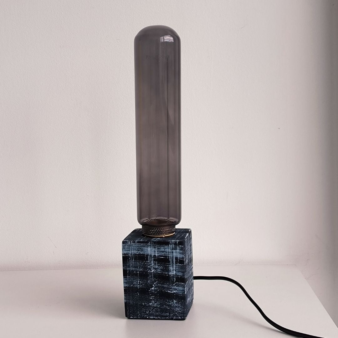 Bombilla Decorativa LED Tubular T60 E27 4W 1800K Cristal Gris 2