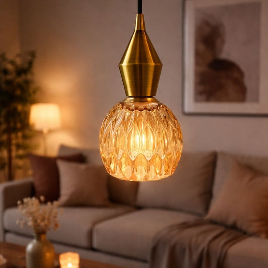 Bombilla Decorativa LED con Diseño Tulipa de Cristal 3.000k ámbar 