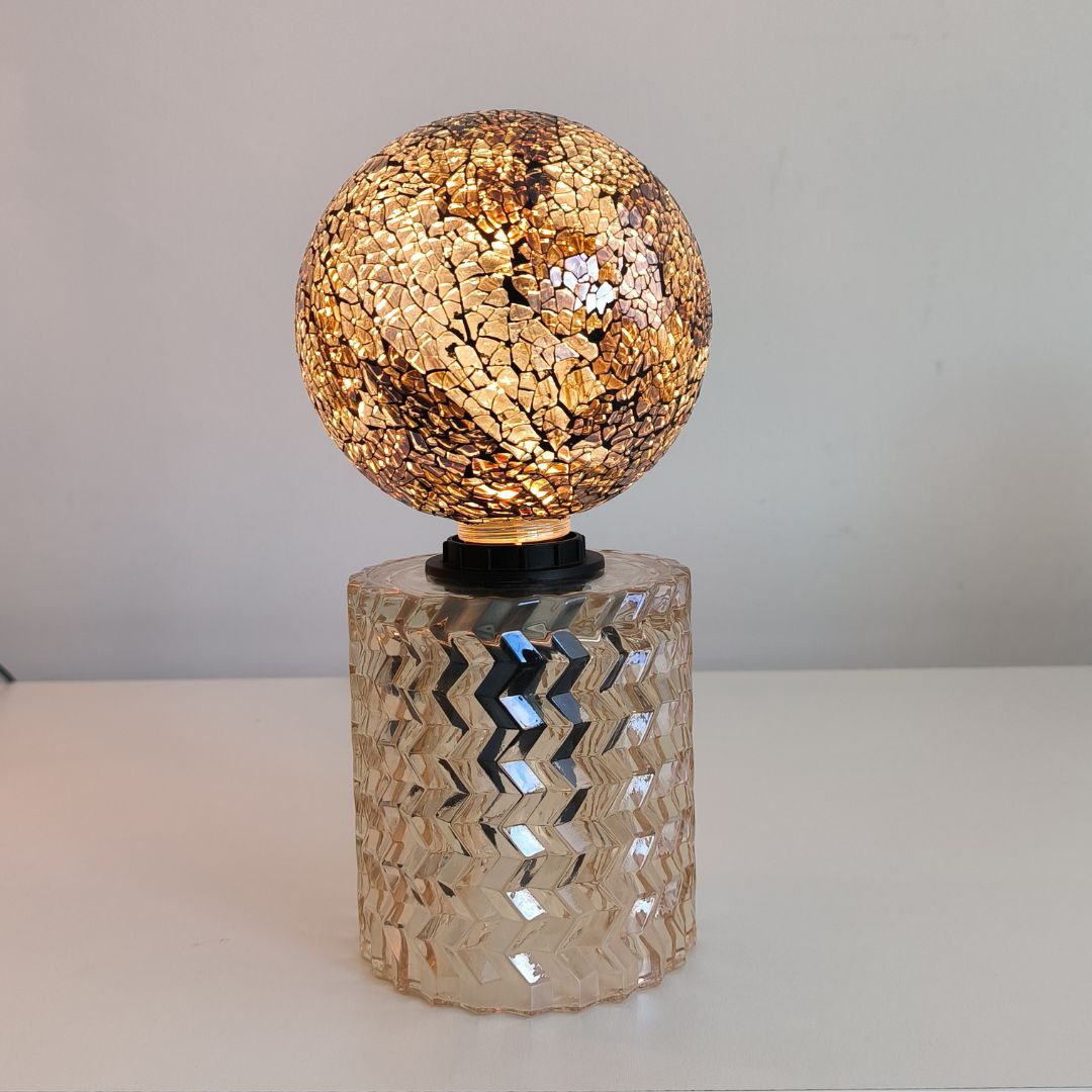 Bombilla LED Decorativa Globo G130 Tiffany Dorada  E27 4W 1800K 1