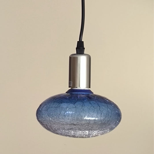 Bombilla LED UFO Craquelada Azul 3,5W E27 3000K – Luz Cálida Decorativa