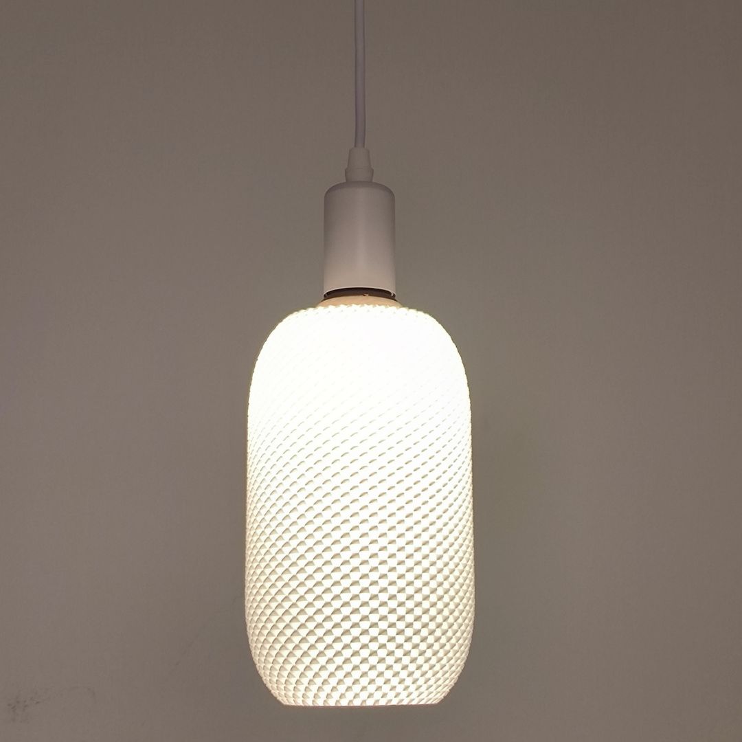 Bombilla LED decorativa cilindro 3D blanco 120x242mm  E27 · 4,6W · 3000K