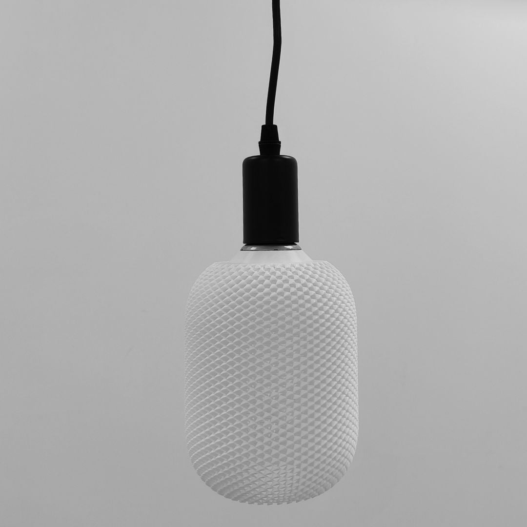 Bombilla LED decorativa cilindro 3D blanco 120x192mm  E27 · 4,6W · 3000K