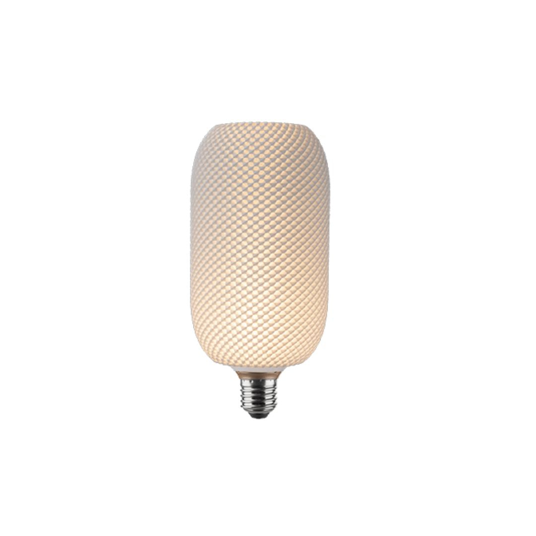 Bombilla LED decorativa cilindro 3D blanco 120x192mm  E27 · 4,6W · 3000K