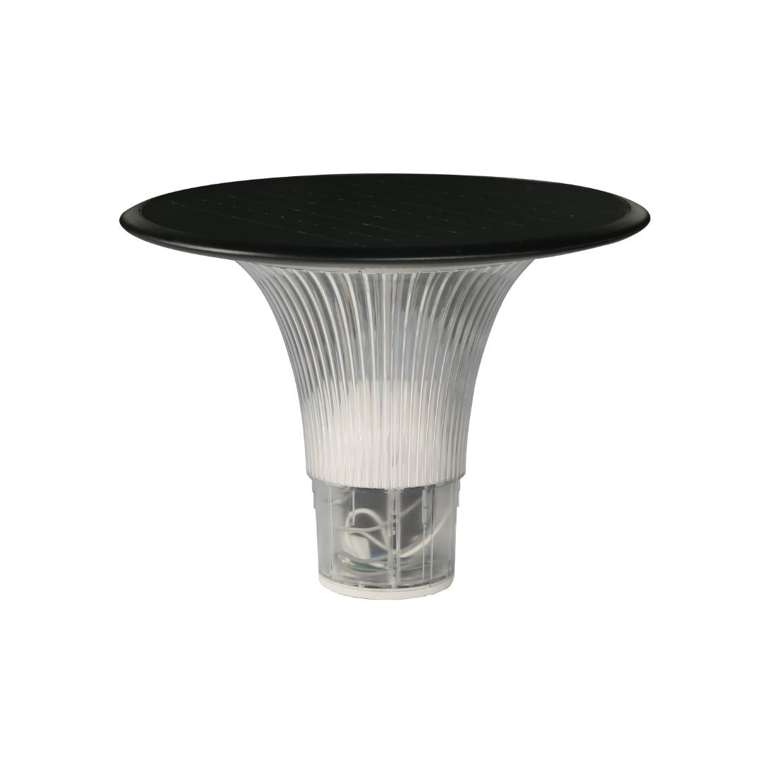 Cabeza de Farola LED Solar 15W 2200lm IP65 con Cambio de Tono CCT y Sensor