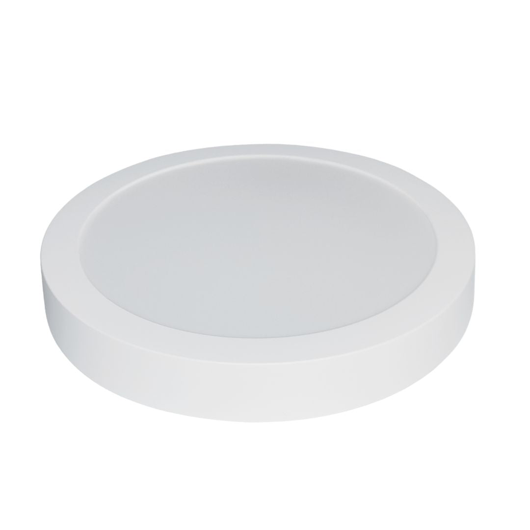 Downlight LED de Superficie 12W Redondo PVC Blanco | 3000K-4000K-6500K