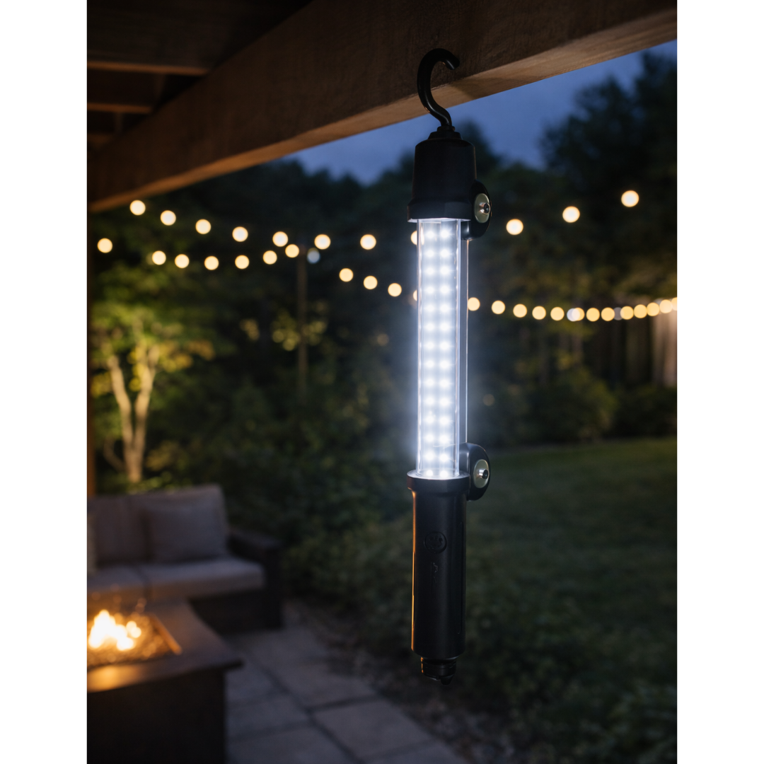 Lámpara LED Portátil Recargable 5W 400Lm 6500K IP54-Linterna para exterior