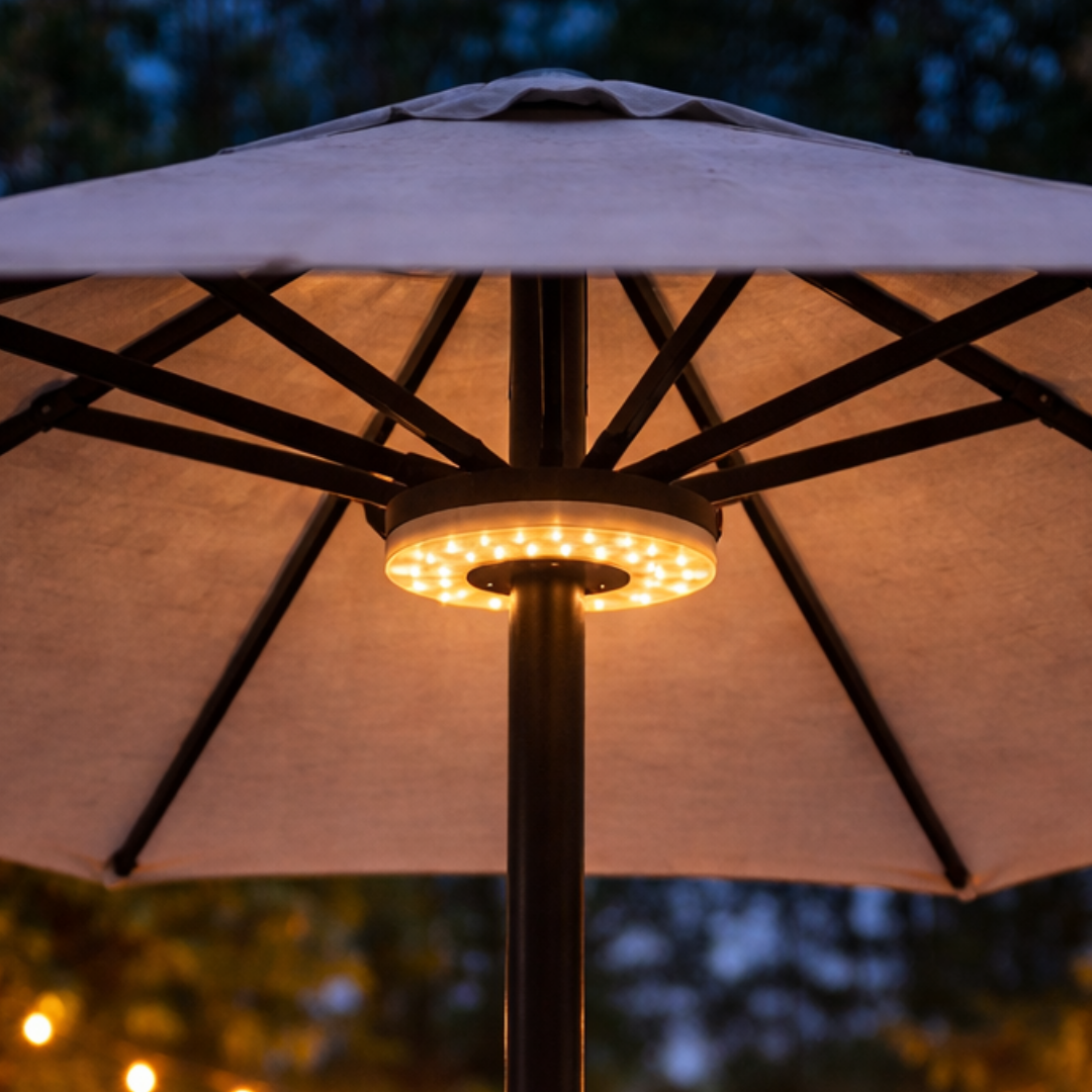 Lámpara LED para Sombrilla 2W 3000K – Con Tres Niveles de Brillo