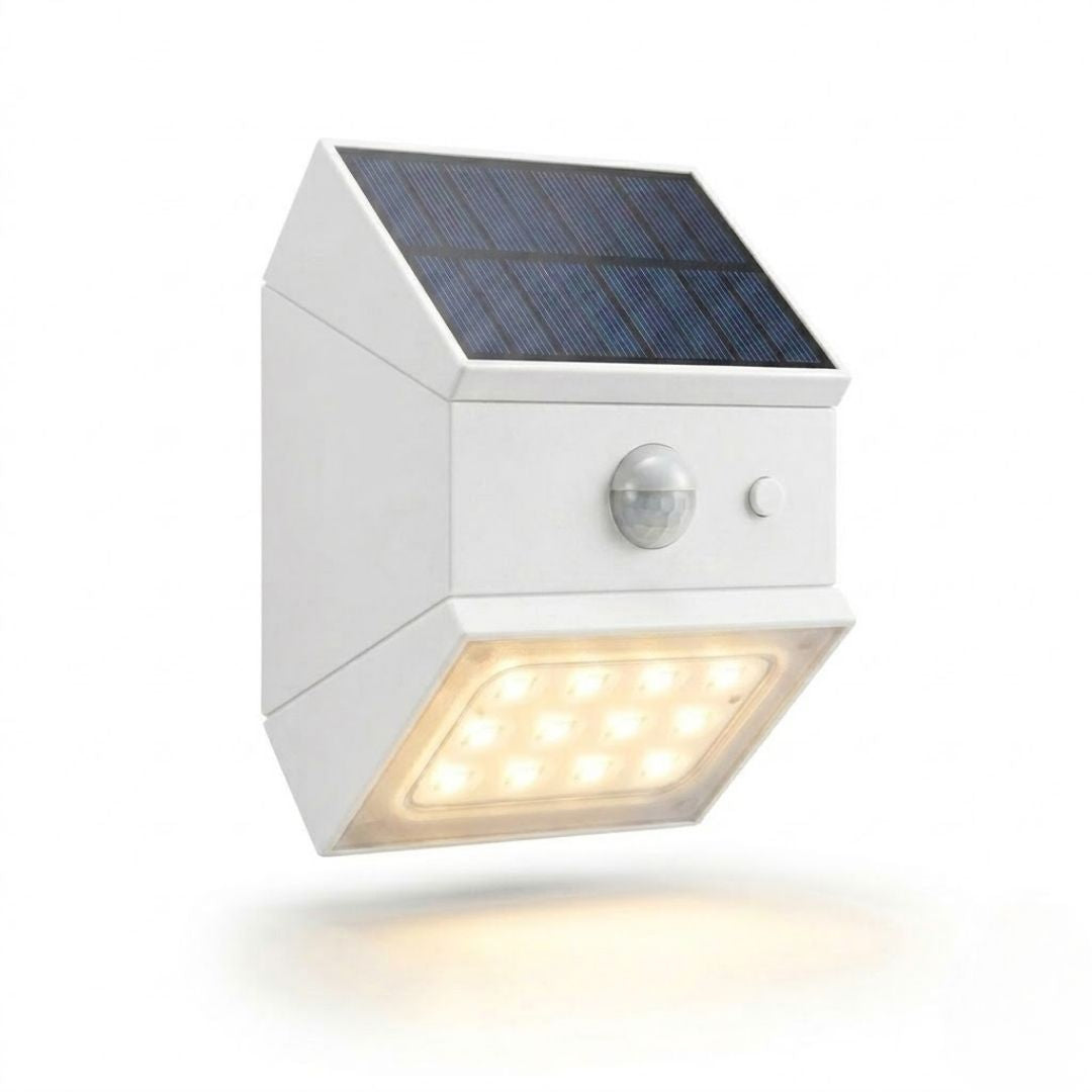 Aplique Solar LED Exterior con Sensor de Movimiento