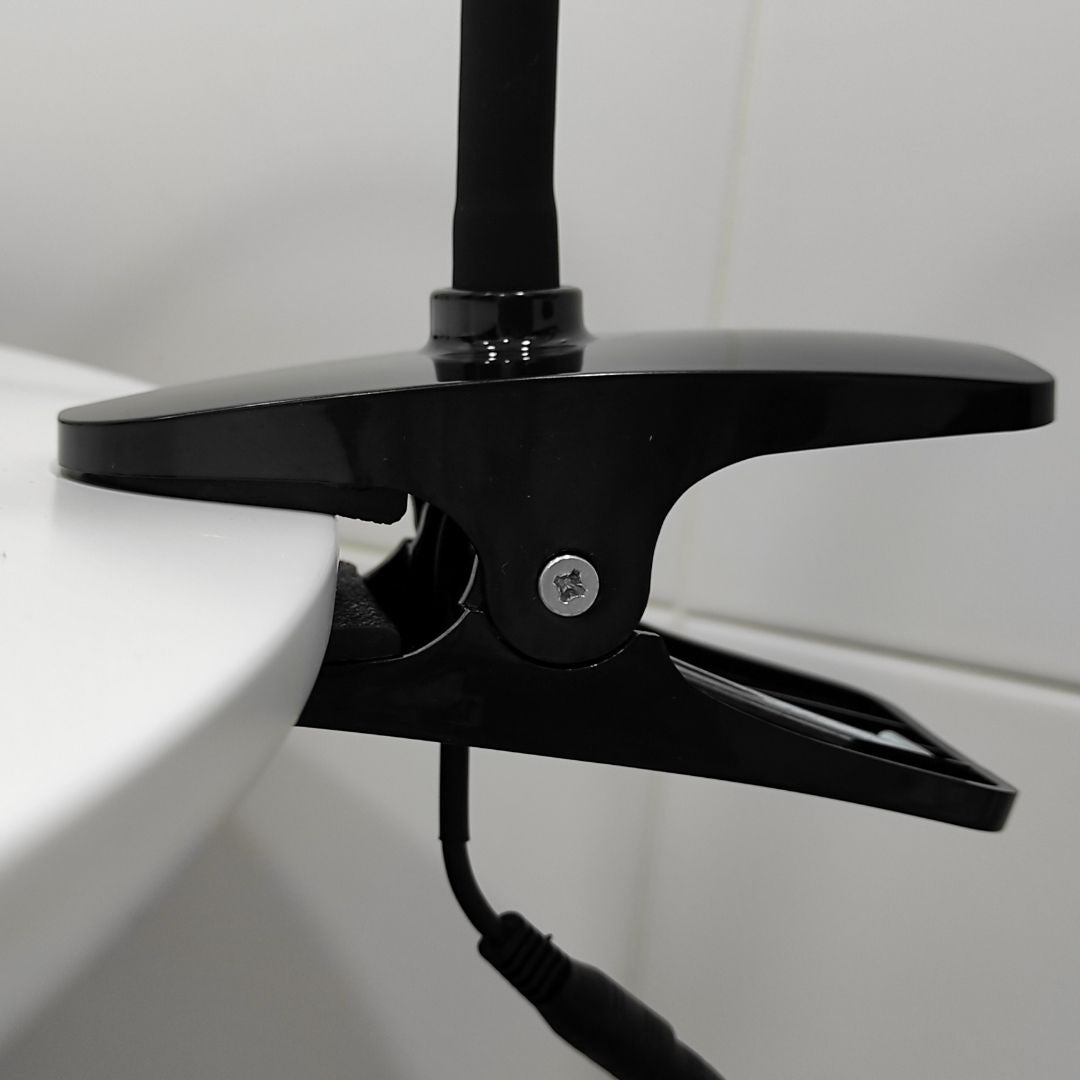 Flexo LED con Pinza de Sujeción Moderno 3W 6400K negro 3