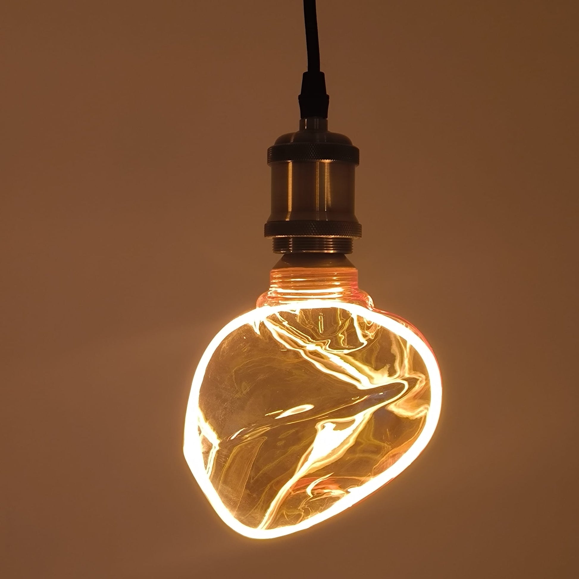 Lámpara LED Vintage Halo Asimétrica E27 4W 1800K