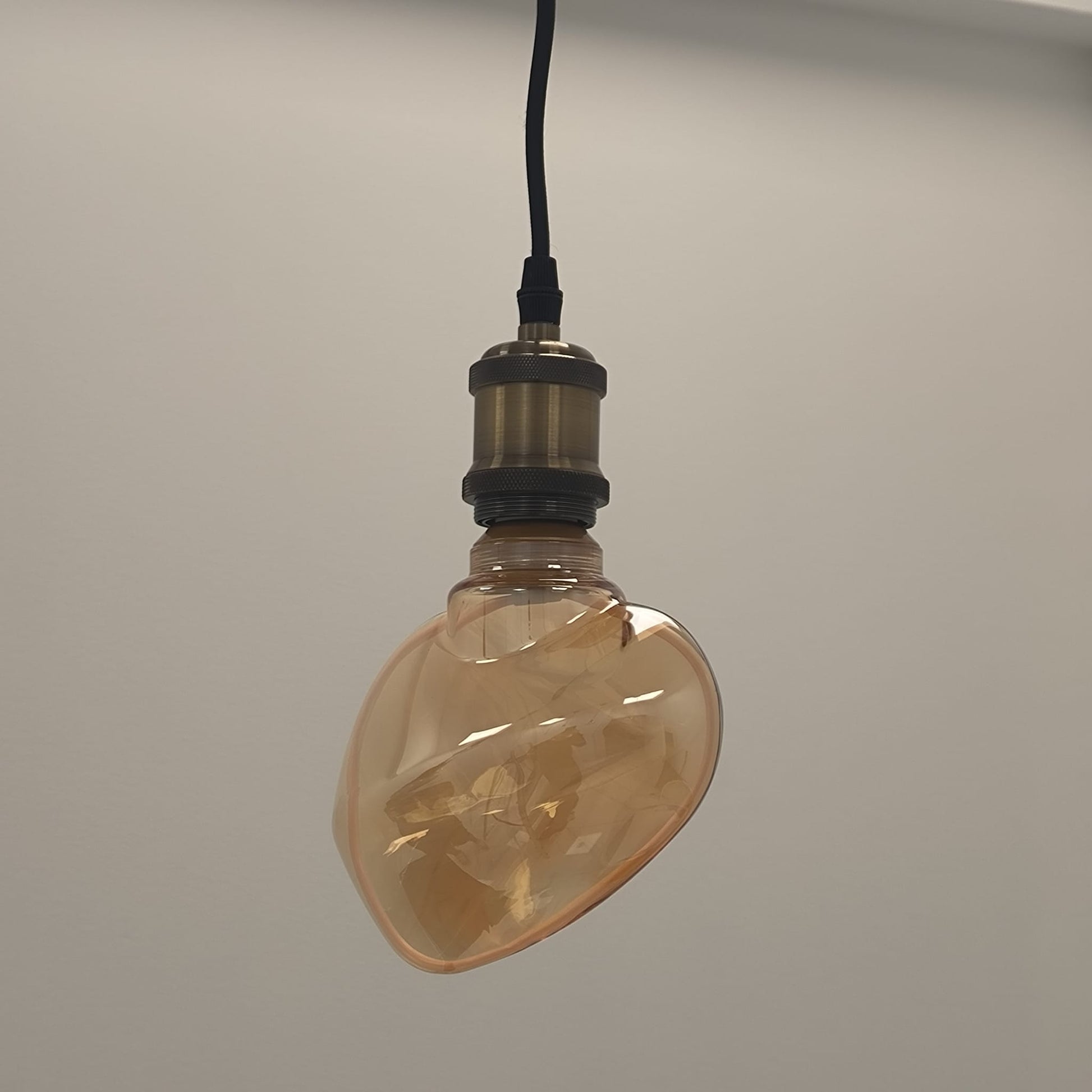 Lámpara LED Vintage Halo Asimétrica E27 4W 1800K