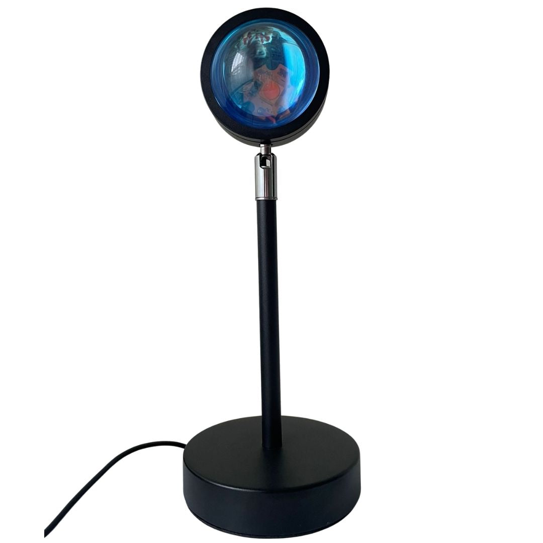 Lámpara de Mesa LED Sunset con Iluminación Cálida Ambiental y Cabezal Ajustable