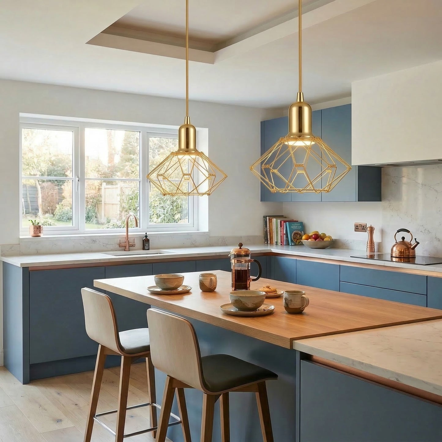 Abajur modular em metal LED 4W 3000K para candeeiro de teto