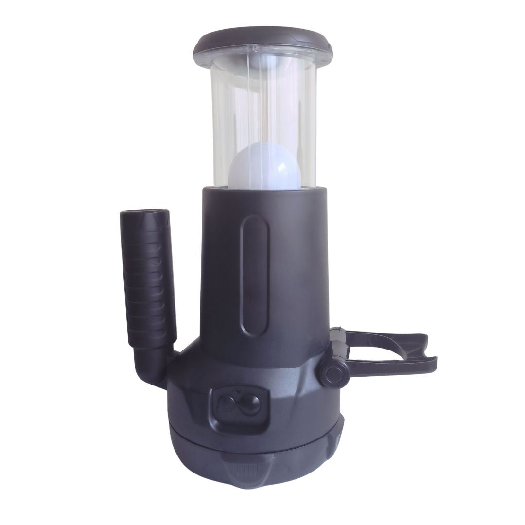 Linterna LED recargable 2 en 1 con farol retráctil 200 lm y linterna cañón 120 lm 2