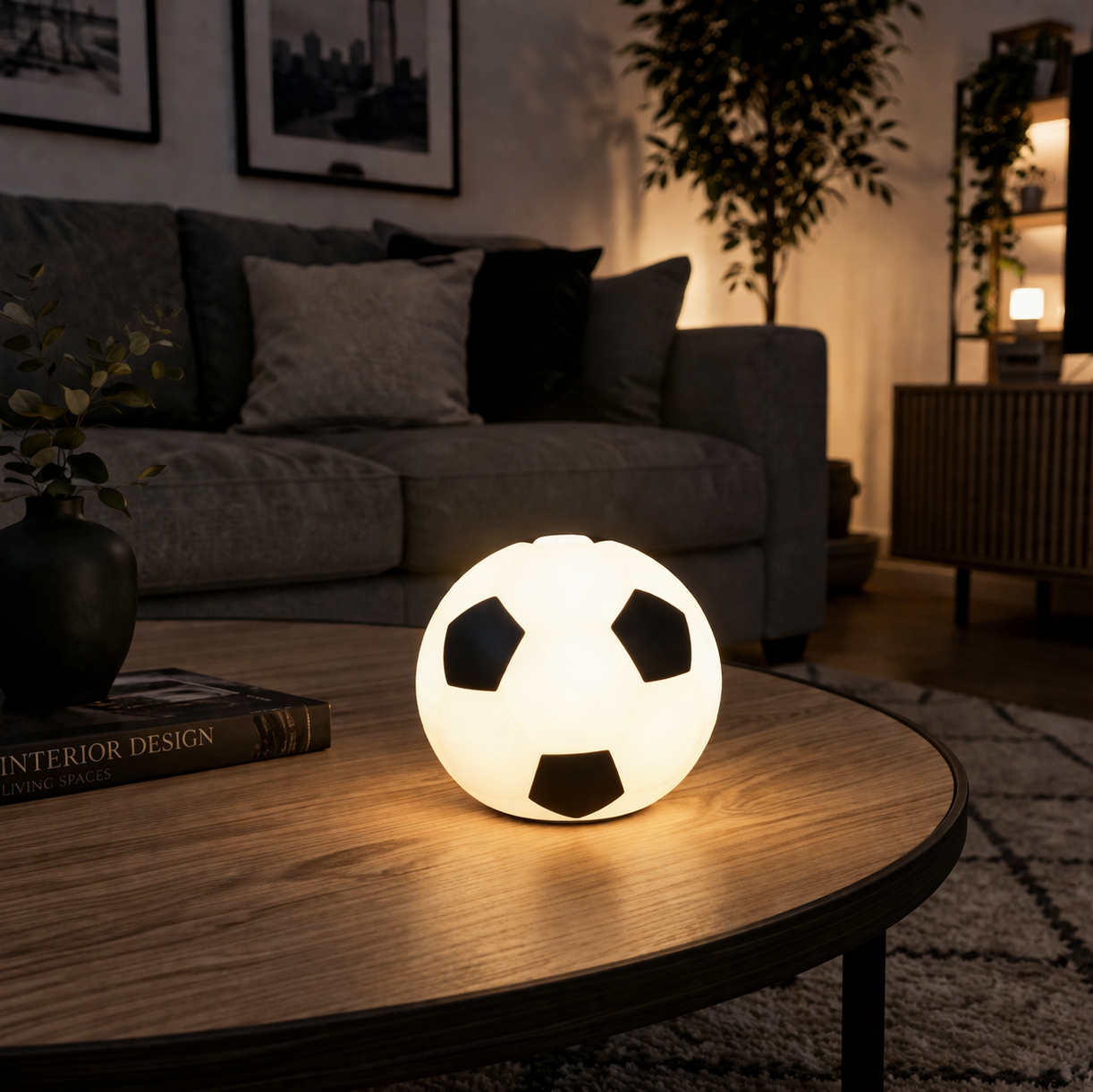 Pelota Luz Nocturna LED de Silicona Recargable USB 3000K 0.5W 3