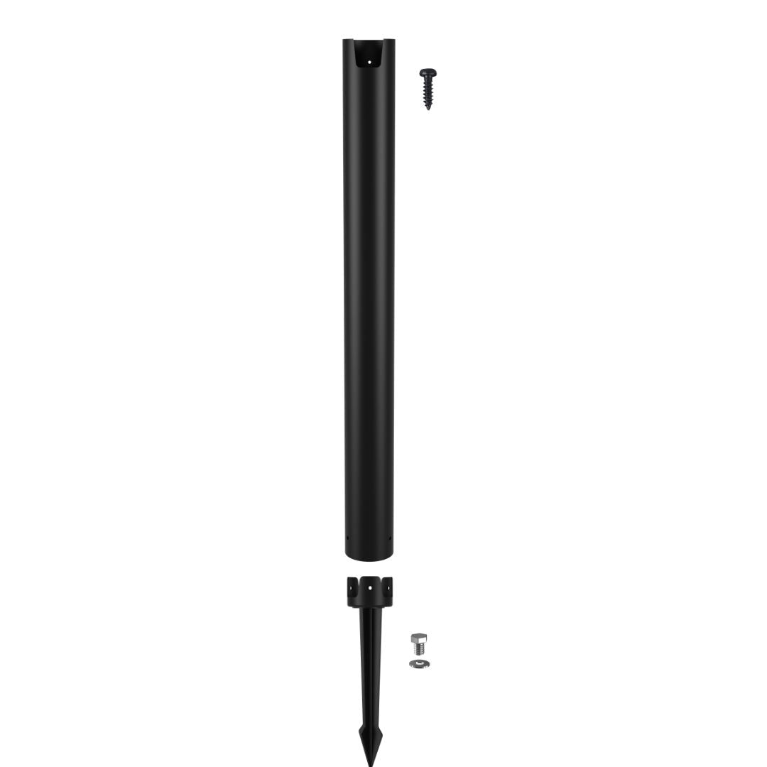 Pica de Jardín para Poste de Suelo Cabeza de Farola LED Solar 10W CCT