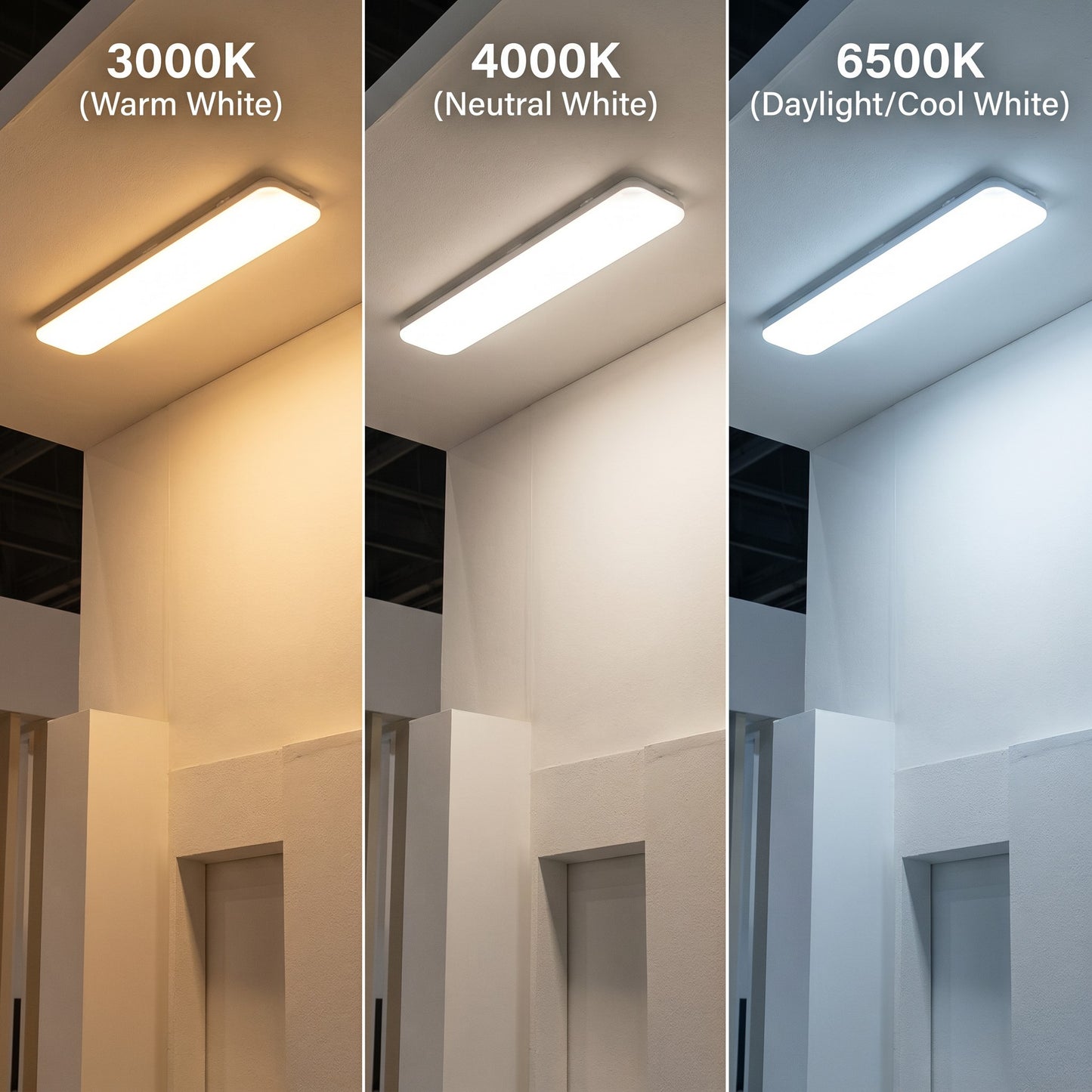 Plafón LED CCT 40W con Cambio de Tono, Regleta LED 168x700x56mm 2