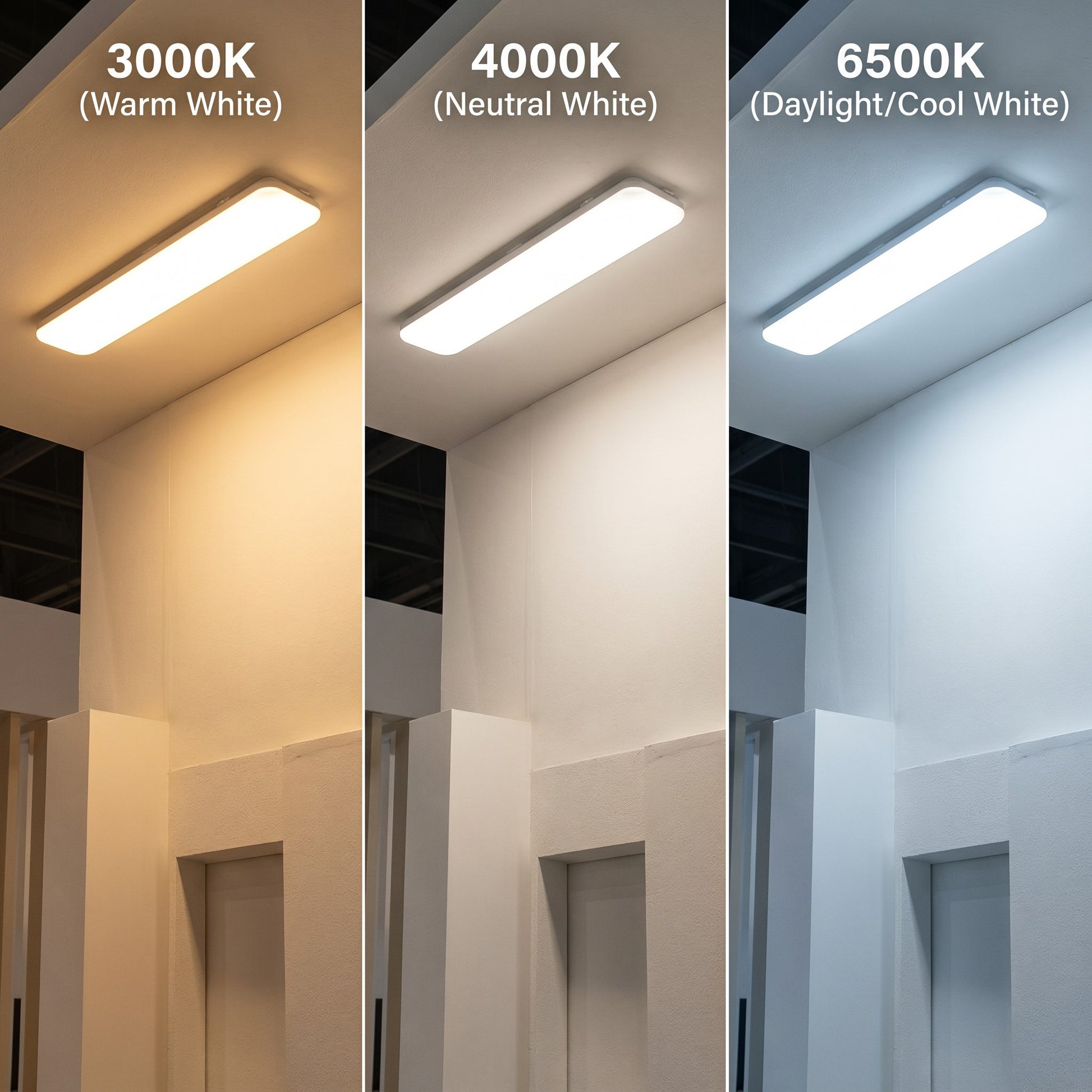 Plafón LED CCT 40W con Cambio de Tono, Regleta LED 168x700x56mm 2