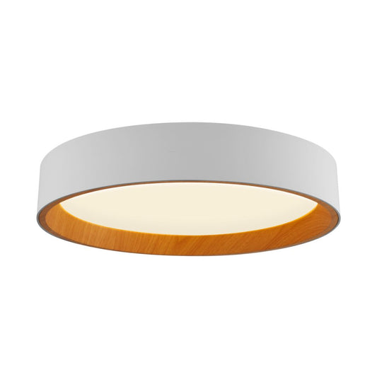Plafón LED CCT 60W 3600lm Regulable con Mando | Redondo Color Madera