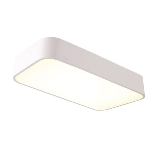 Plafón Techo Led Rectangular 4200K 40W / 60W / 85W / 122W - Aluminio Blanco