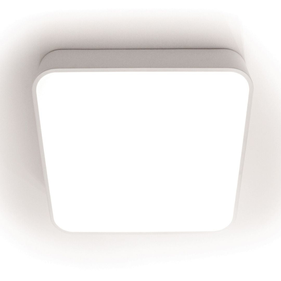 Plafón LED 53W/80W/210W 3000K Cuadrado Blanco: Iluminación Elegante y Versátil