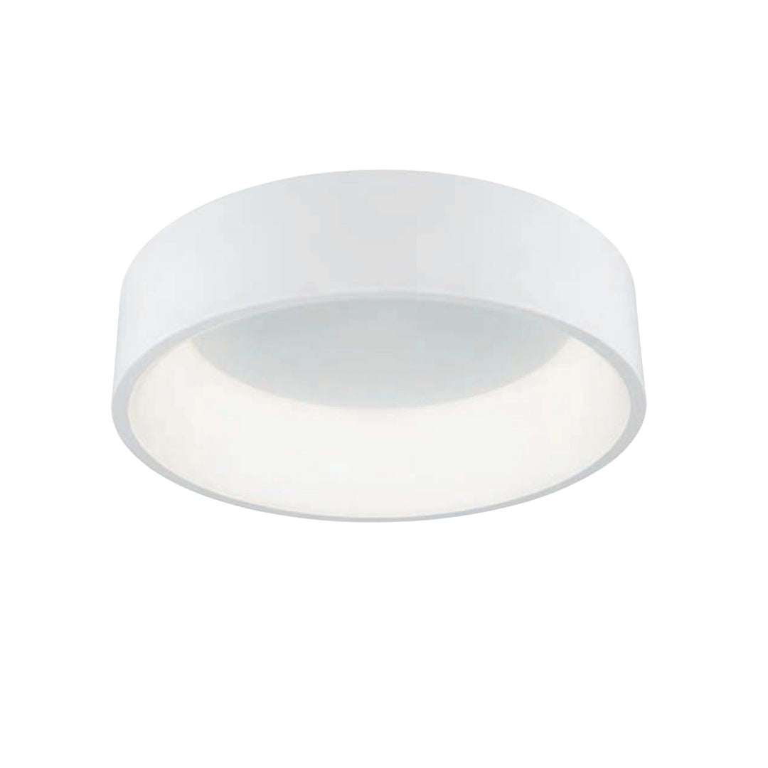 Plafón LED Redondo Blanco 50W 3000K: Iluminación Cálida y Elegante