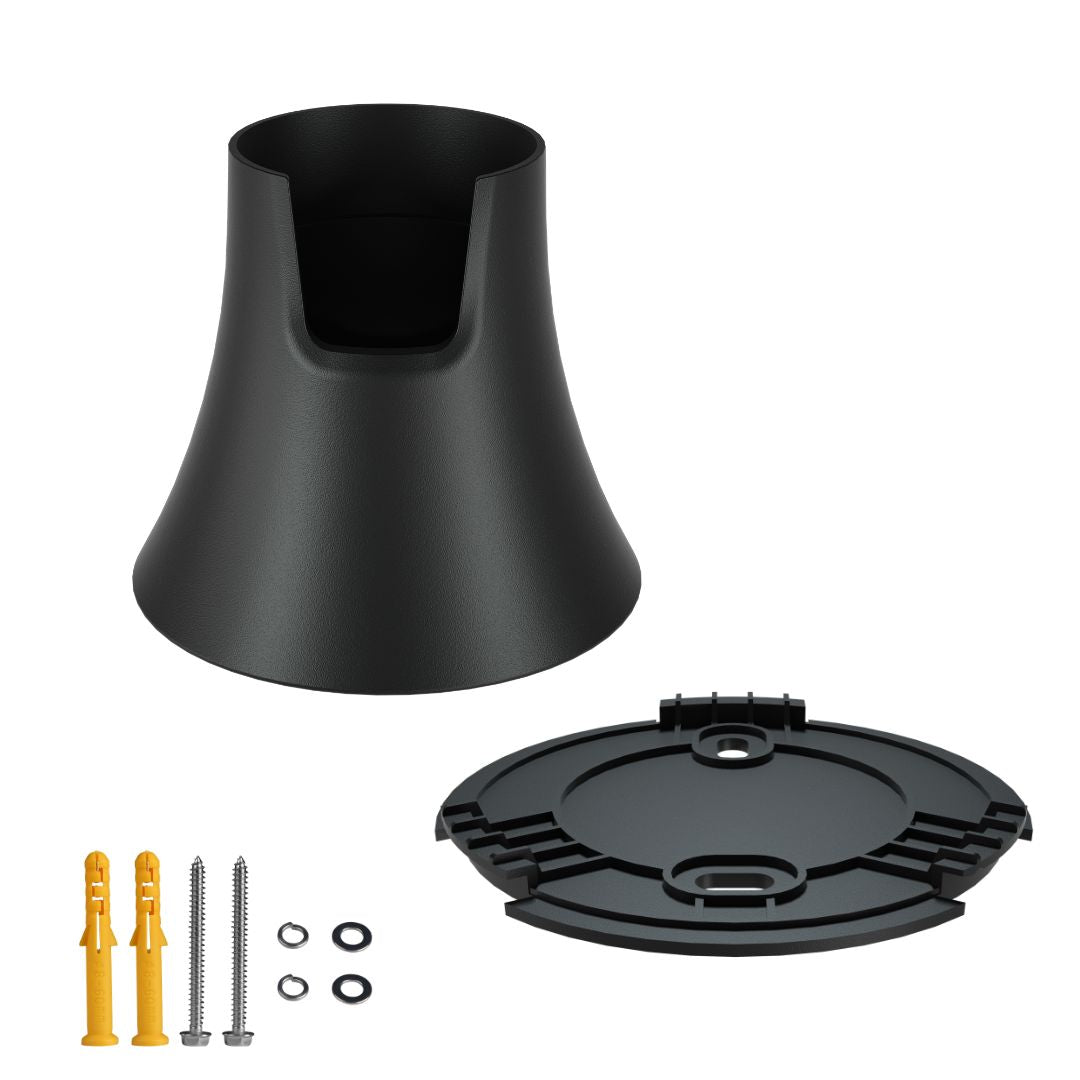 Soporte Sobre muro para Cabeza de Farola LED Solar CTT y Sensor 10W